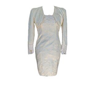 Vintage 70s Wedding Dress Set